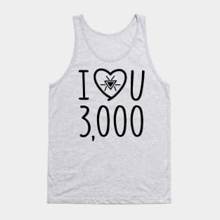 I Love You 3000 Tank Top